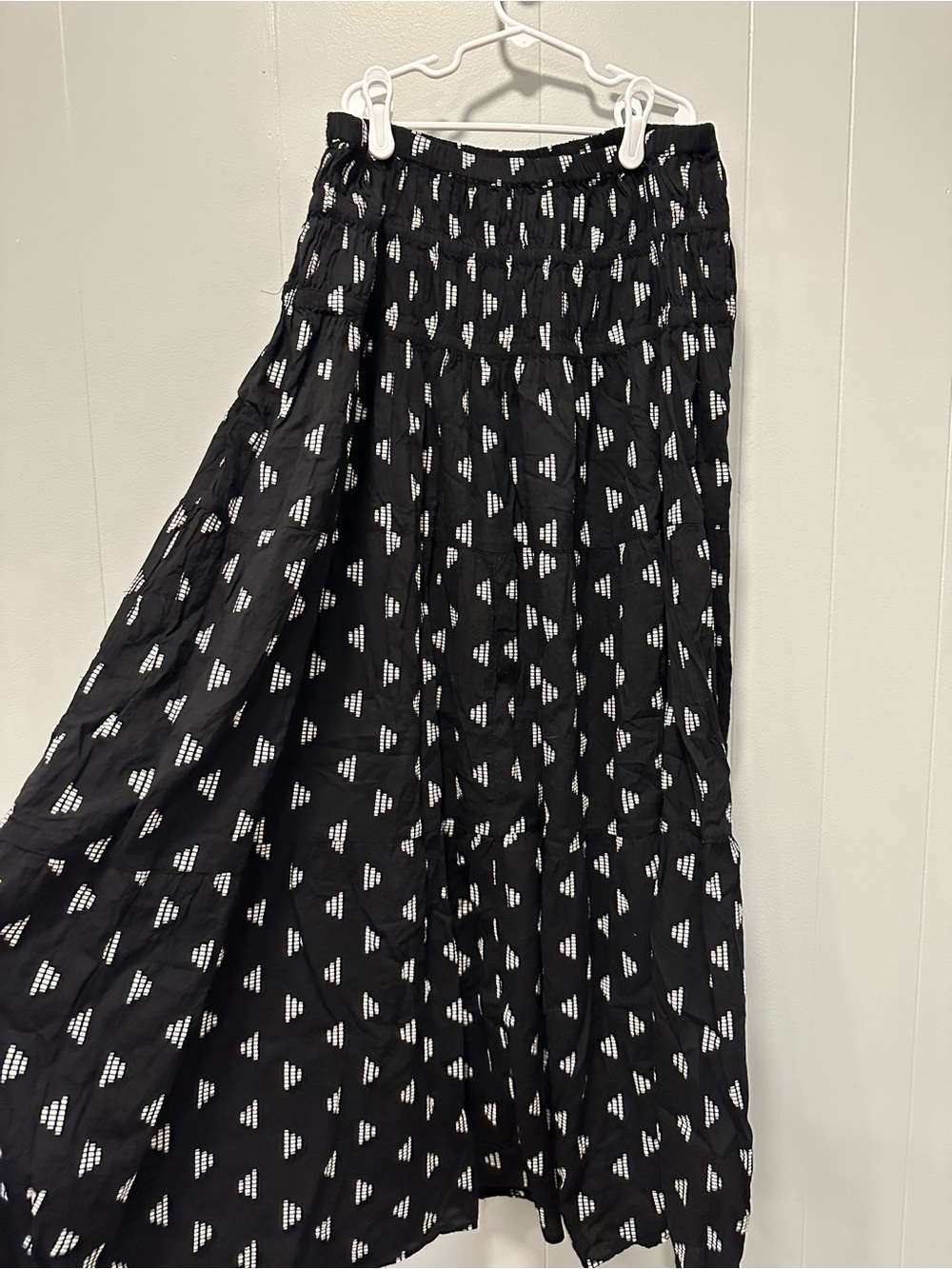 H&M textured maxi skirt